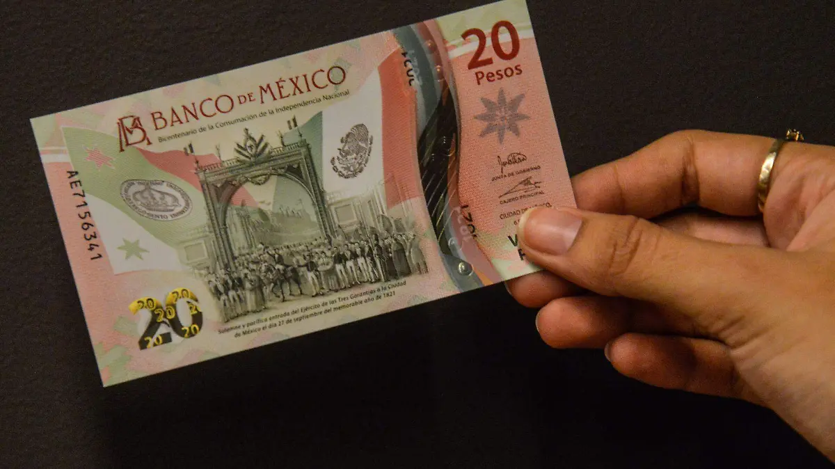 billete 20 pesos